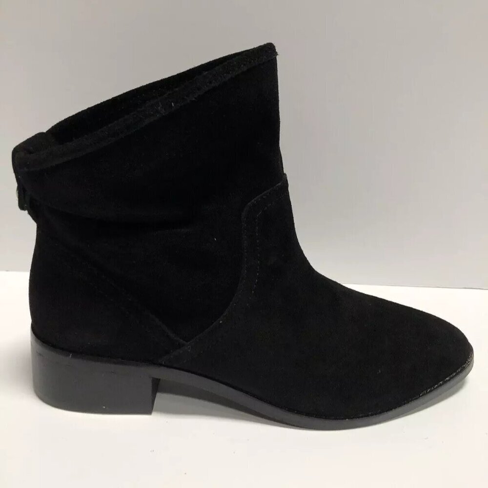 Lucky Brand Women’s Lollin Boot Black Suede Size 6M